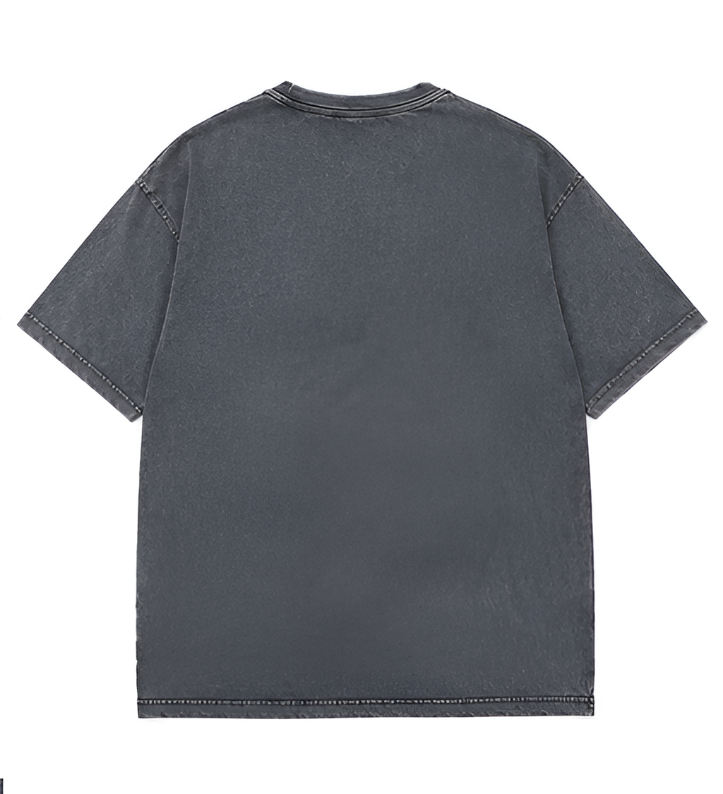 Men’s Vintage Washed Graphic T-Shirt – Motorcycle Adventure Print | Premium Streetwear Tee