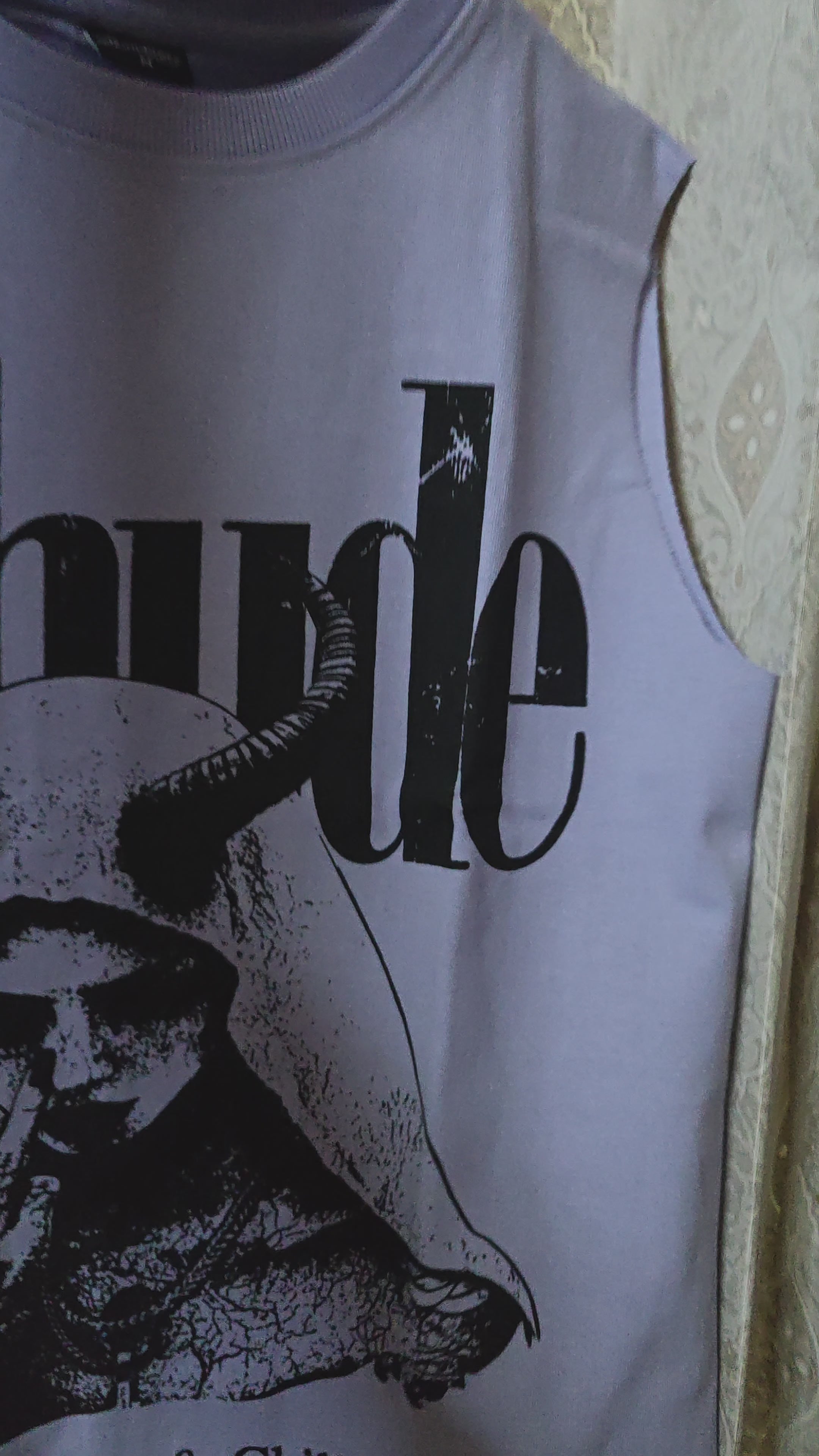 Men’s Oversized Sleeveless Graphic Tee – Devil Print | Drop Shoulder Street Style| Style with Jeans, Cargos & Shorts