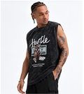 Men’s Acid Wash Sleeveless T-Shirt | 240 GSM Heavy Cotton | Minimal Streetwear Tank – Zolace