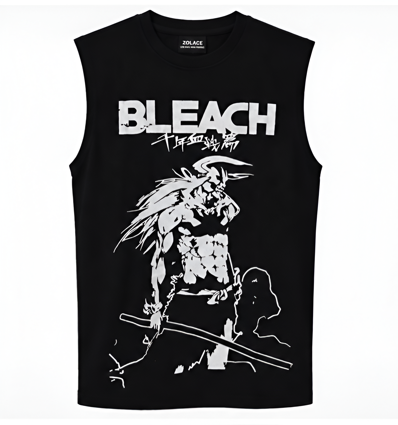 ZOLACE Bleach Graphic Sleeveless Tee – Oversized Fit